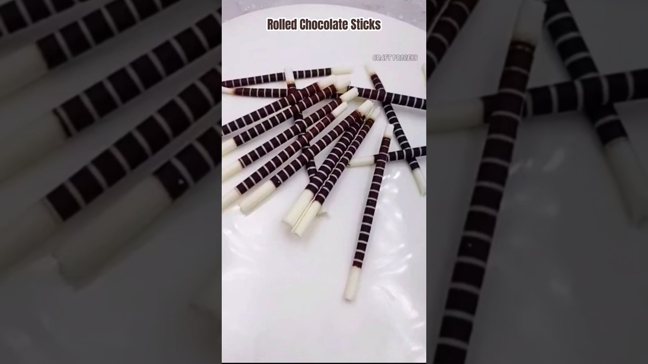 How To Make Rolled Chocolate Sticks 