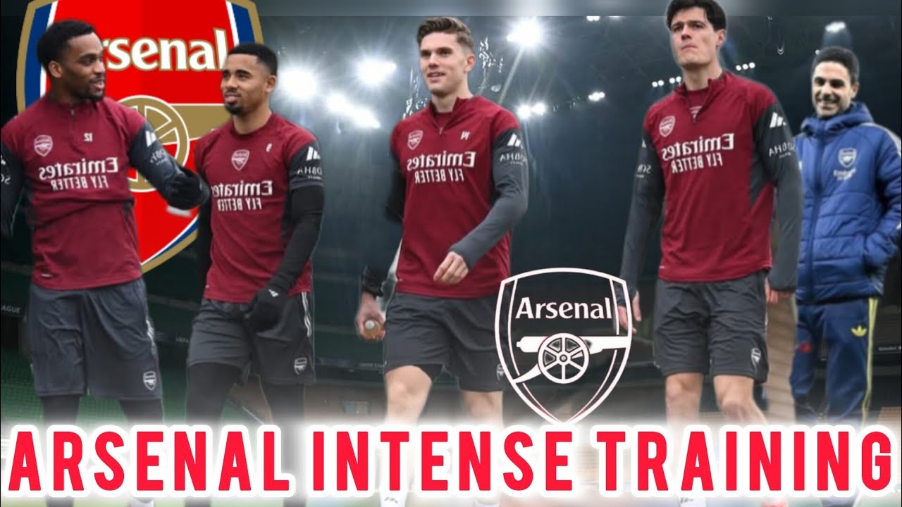 Arsenal Training Grind 🔥 Intense Drills & Epic Moments | Saka, Ødegaard ...
