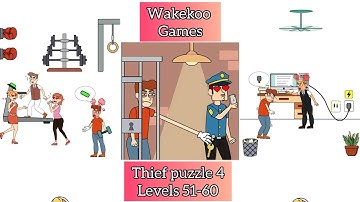 Thief Puzzle 4 (WEEGOON) - Longhand Thieves Puzzle Game - Levels 51-60  Android Gameplay Walkthrough