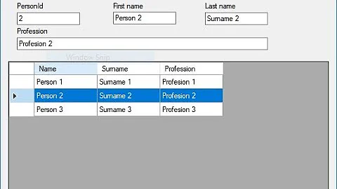 How to use DataGridView Control in C#