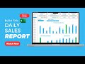 Master Daily Sales Reports in Excel: Interactive Dashboard + Slicer Tricks &amp; Pro Tips