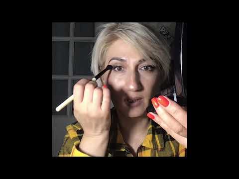 გადმოსული ქუთუთოს მაკიაჟი. Макияж нависшего века.