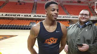 Avery Anderson talks with the media - Nov. 11, 2019