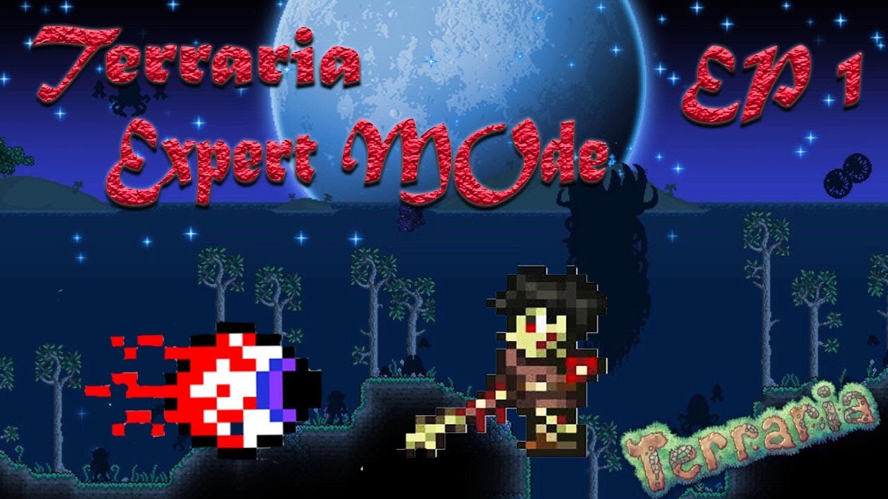 Terraria Expert Mode Ep 1 James' Adventure - YouTube