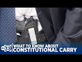 What to know about 'constitutional carry' before it goes into effect