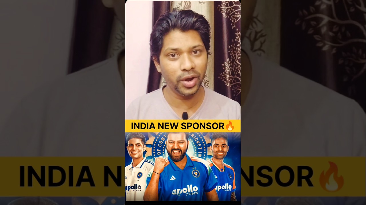 Team India New Sponsor Apolo Tyres🔥🙄