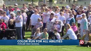 Color run for all abilities at Fowler High