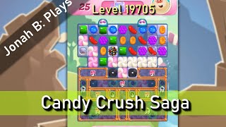 Candy Crush Saga Level 19705 - YouTube