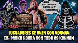 L.A PARK Y DR WAGNER JR APOYAN A KONNAN | EX- PARKA N3GRA VS KONNAN "EL KARMA HACE SU TRABAJO"
