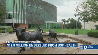 $12.8 million stolen, millions sent to adult entertainment site in USF embezzlement case