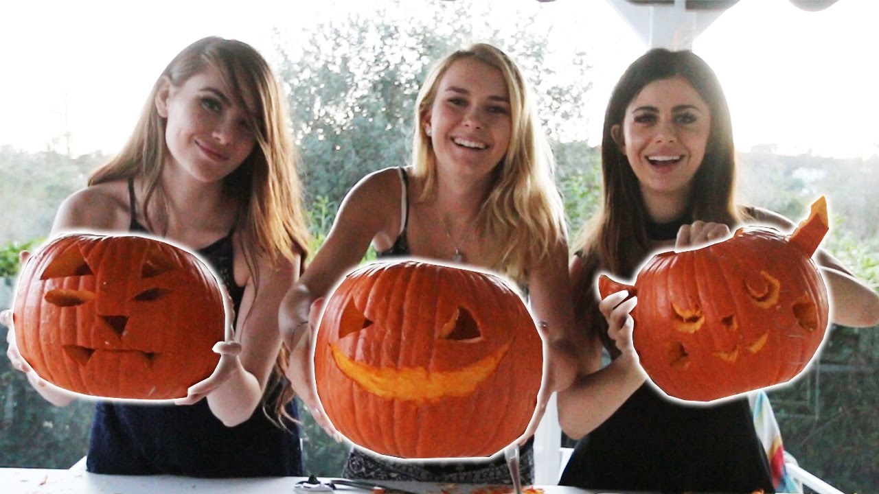vlogs in spanish EXTREME PUMPKIN CARVING CHALLENGE!