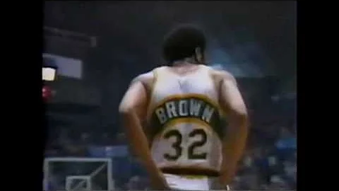 Fred Brown 30 points vs. Bullets  (1978 Finals G1)