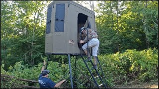 Millennium Buck Huts....getting ready for Ohio deer retreats!