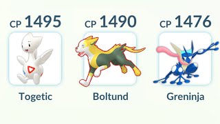 Using New Debut Boltund In Pokemon Go Battle League.