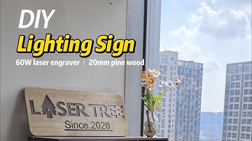 Create LED Signs with the LaserTree K1 Max 60W