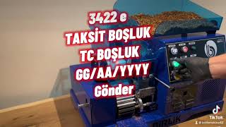 Taksitli elektirikli havalı otomatik sigara sarma makinesi