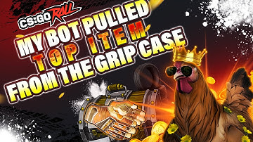 MY BOT PULLED TOP ITEM?! (INSANE CSGOROLL COMEBACK!)