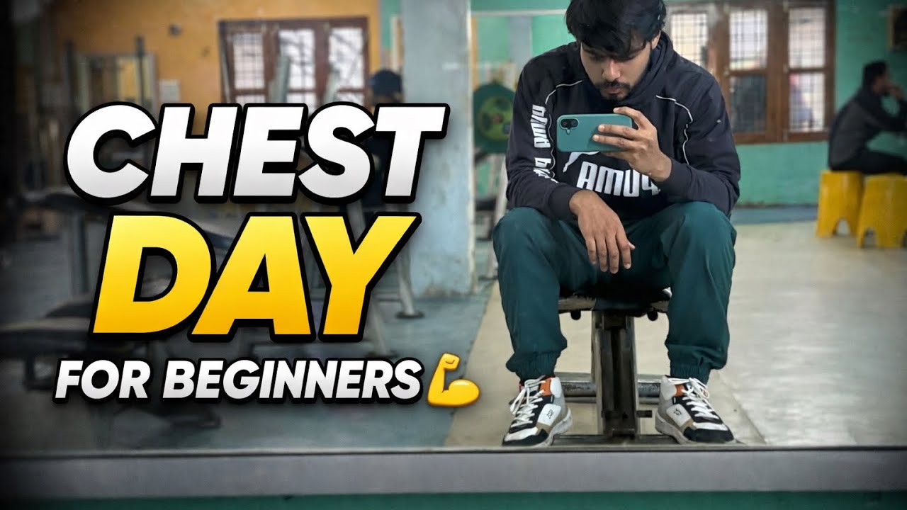 Chest Day Workout for Beginners 💪 | Simple Gym Chest Exercises | Day 1 Chest Workout