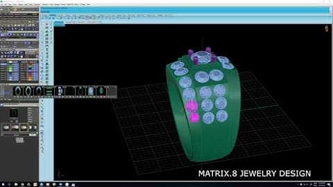How to make 3D gemvision jewelry design matrix 8. PART.1