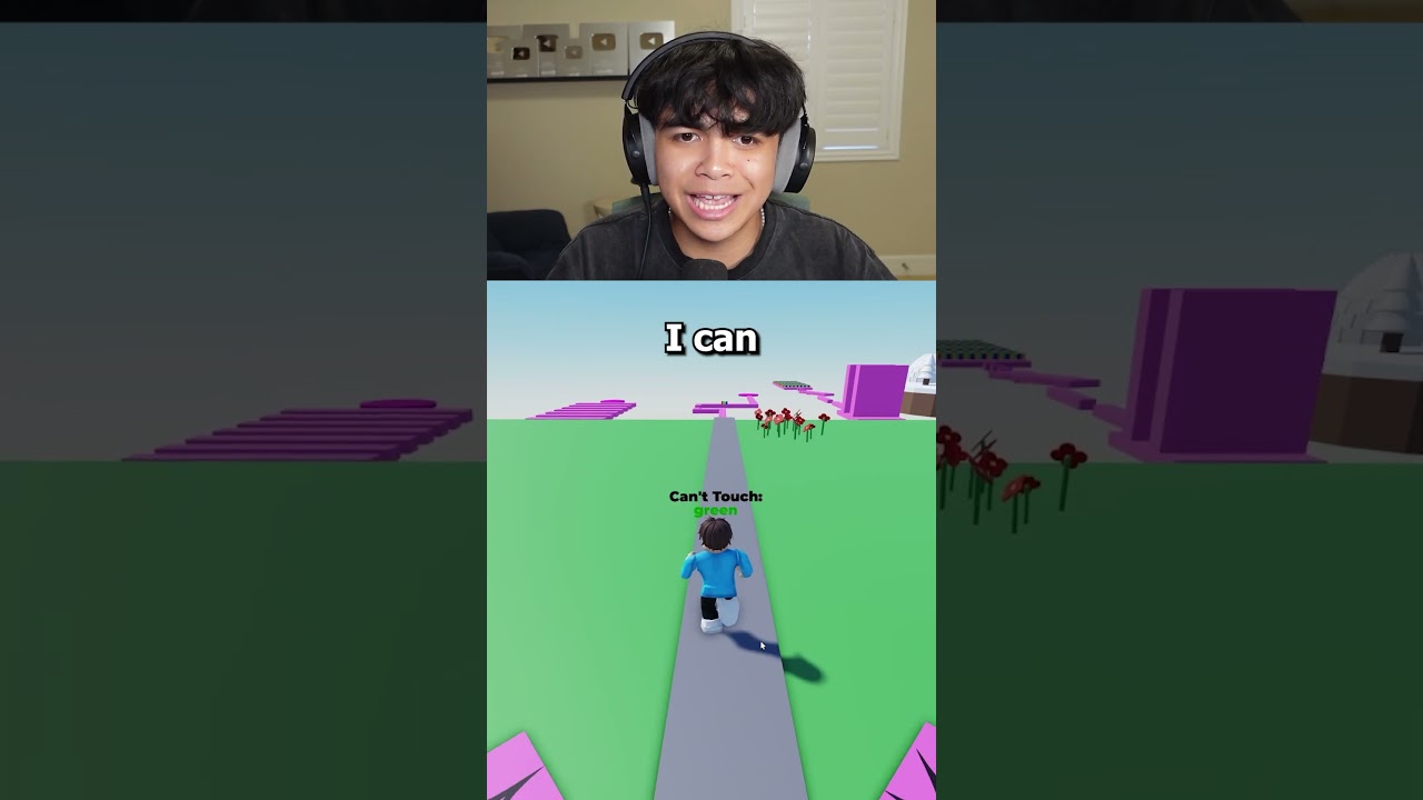 I Can’t Touch the Color GREEN! #roblox