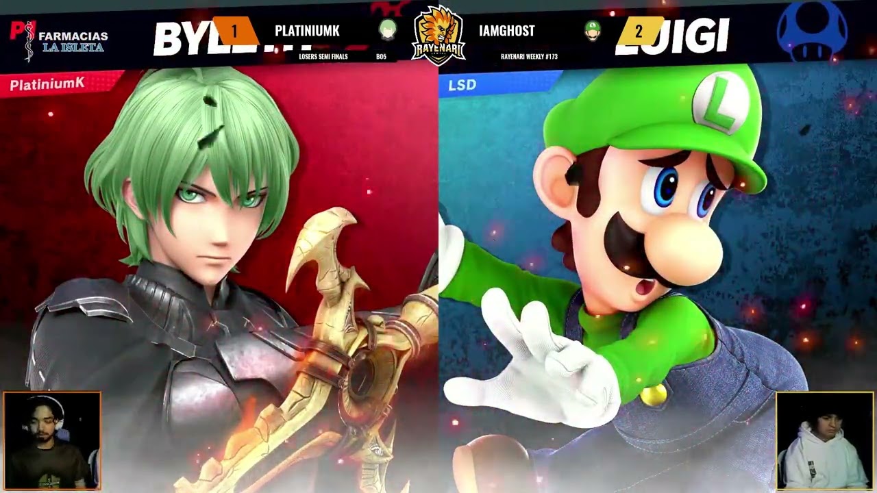 Rayenari Weekly 173 - Losers Semi Final - PlatiniumK Vs. IamGhost - SSBU