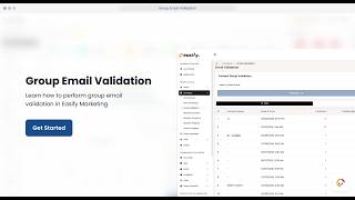 Group Email Validation in Easify Marketing | Easify Marketing | Tutorial