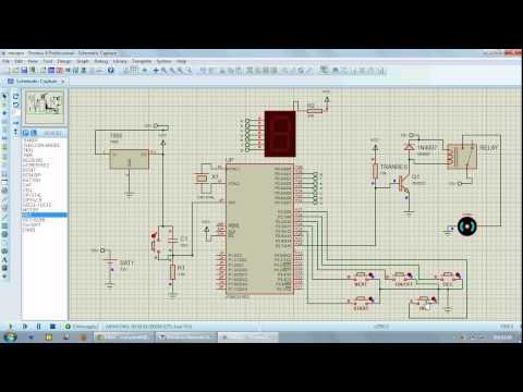 Microcontroller based timer for load control (Proteus simulation)