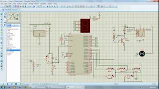 Microcontroller based timer for load control (Proteus simulation)
