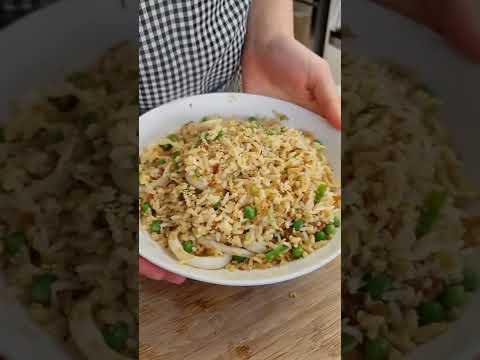 Pan-Seared Squid Fried Rice