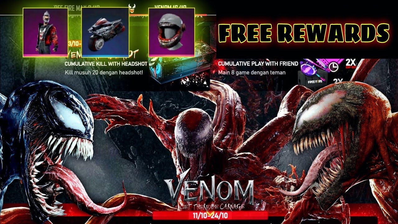 Venom Let There Be Carnage New Event - Garena Free Fire