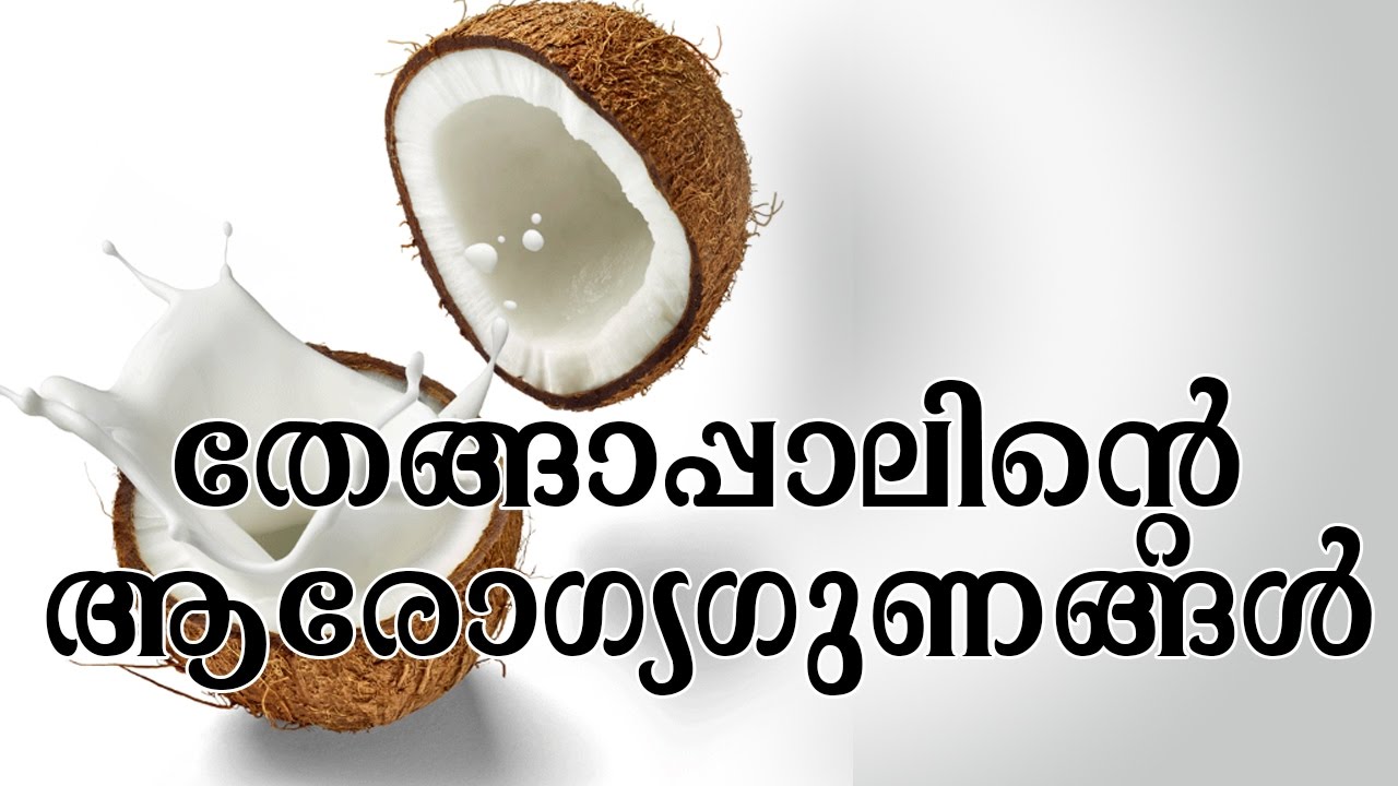 തേങ്ങാപ്പാലിന്‍റെ ആരോഗ്യഗുണങ്ങള്‍ The Health Benefits of Coconut Milk