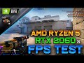 Ryzen 5 5600X / RTX 2060 S 16GB RAM CS:GO Deathmatch FPS TEST 20 Players