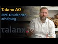 Talanx AG: 25% Dividendenerhöhung