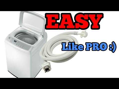 DIY || Ganti Inlet hose || leaking inlet hose washing machine - YouTube