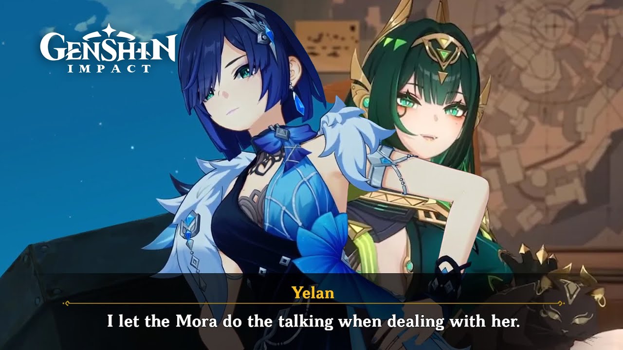 Yelan Uses the Power of Mora over Nefer - Genshin Impact 6.1