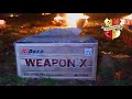 Weapon x  riakeo fireworks 77sh compound vuurwerk