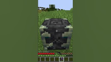 BREAKING REINFORCED DEEPSLATE IN MINECRAFT #shorts #minecraft #minecraftshorts