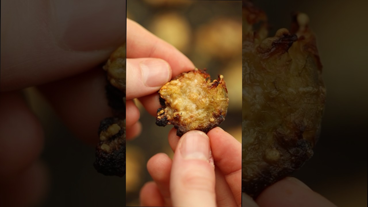 Parmesan Smashed Brussels Sprouts