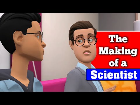 The Making Of A Scientist Class 10 Animation In English | Animated Video
