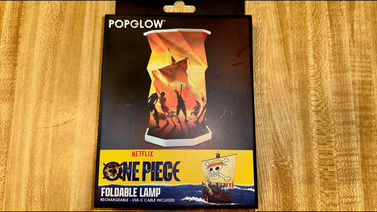 POPGLOW Netflix One Piece Straw Hat Crew Foldable Lamp Review