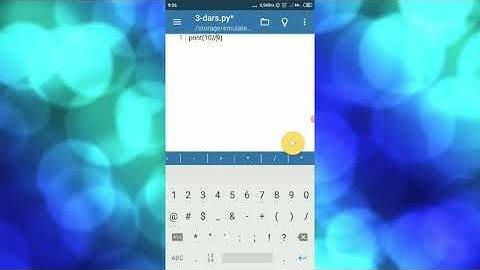 android dasturlash 3-dars