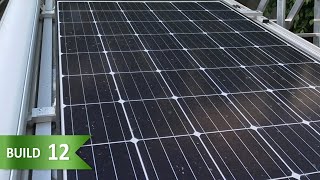Строим автодом: Установка солнечных панелей на крышу