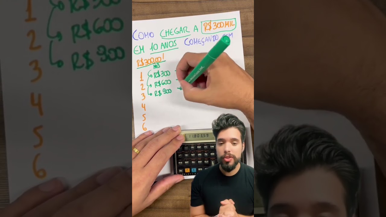 Siga o plano para chegar em R$ 300 mil em 10 anos!