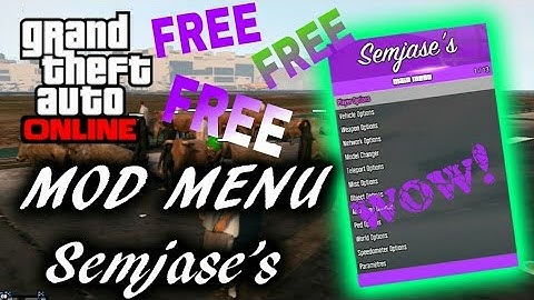Gta v mod menu Semjases (cracked)+download