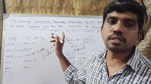 Microprocessor Gate Exam Question Solutions | Learn Thought | S Vijay Murugan