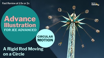 Advance Illustrations – A Rigid Rod Moving on a Circle | Circular Motion #3 for JEE Advanced