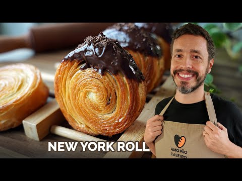 NEW YORK ROLL ou SUPREME - A receita do disco de croissant recheado que virou febre em Nova York