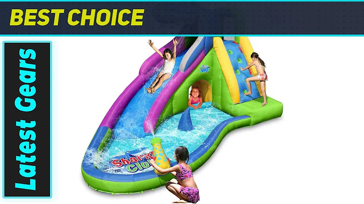 Best Inflatable Water Slide? ACTION AIR Shark Bounce House!