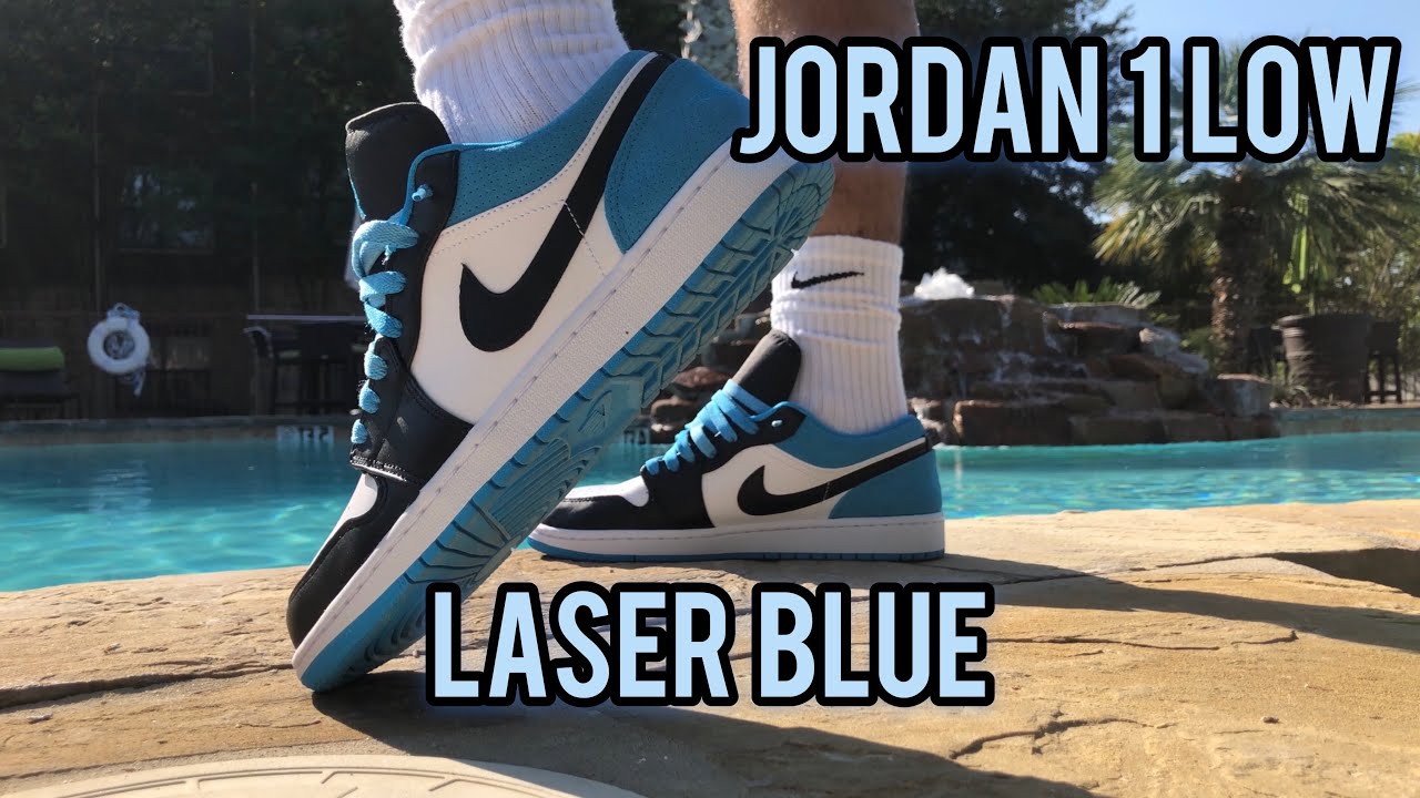 [NIKE] Jordan 1 Low âLaser Blueâ ON FEET & Review ð¥