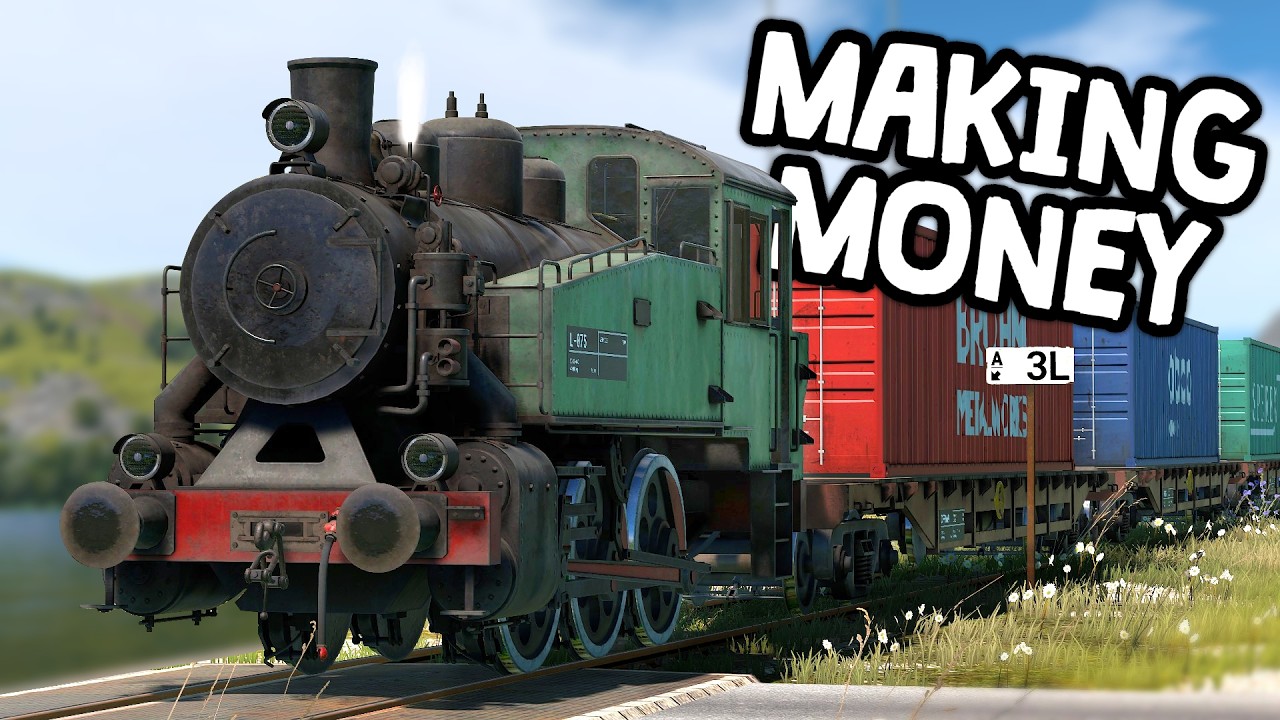 Запускаю свой паровоз в работу! (Долина схода с рельсов)